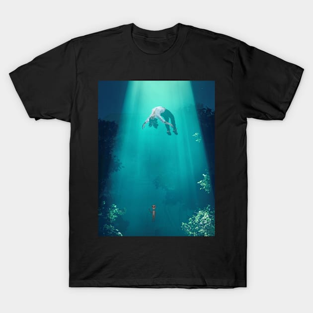 Alien Abduction Trade T-Shirt by The Oddity Shoppe